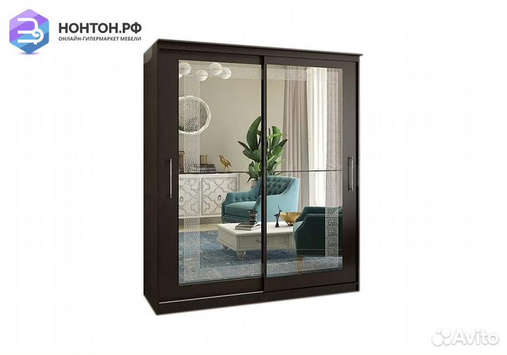 Шкаф-купе Элегант-5 венге