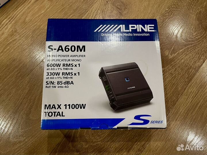 Усилитель Alpine S-A60M