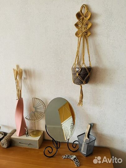 Кашпо подвес макраме для растений