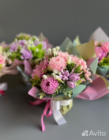 Мыло ручной работы букеты