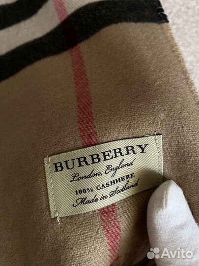 Шарф Burberry кашемир полный комплект