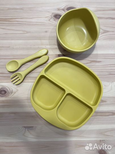Детская посуда для кормления силиконовая