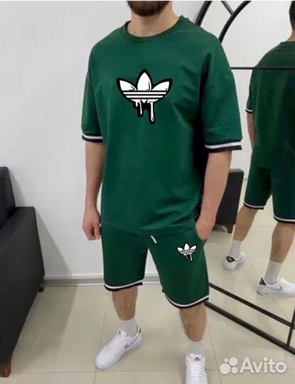 Костюм спортивный Adidas (футболка + шорты)