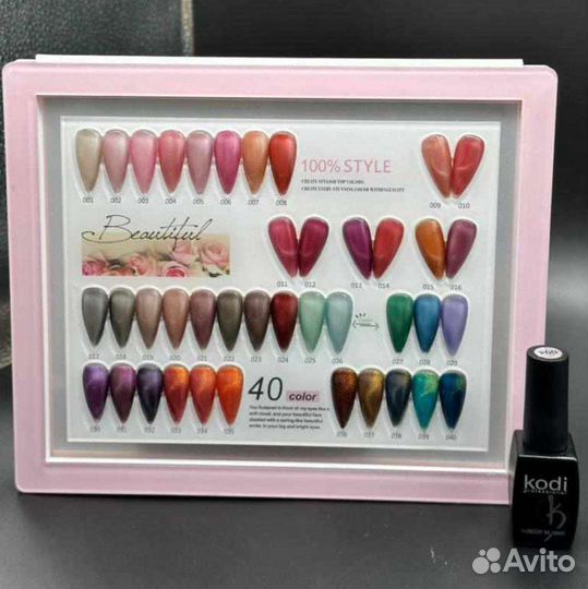 Гель лак для ногтей Kodi кошачий глаз 8мл