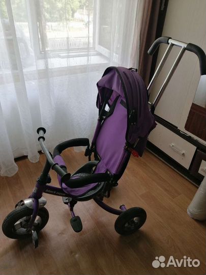 Детский велосипед с ручкой бу