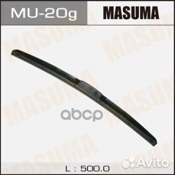Щетка 20inch 500mm гибридная J-hook MU20G Masuma