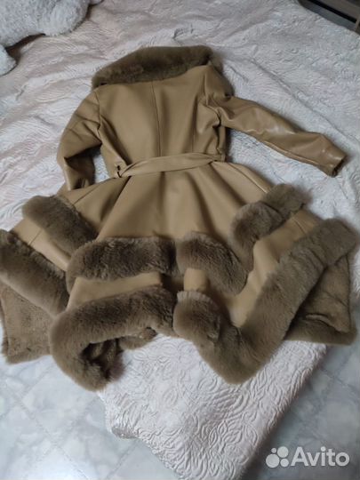 Пальто-дубленка 42-44