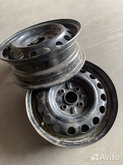 Диски штампованые R14, 4x100, 2 шт