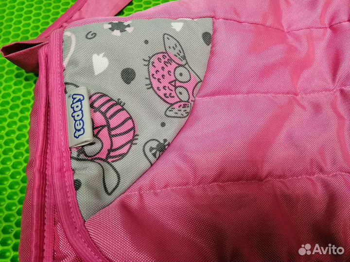 Cумка для детской коляски, розовая