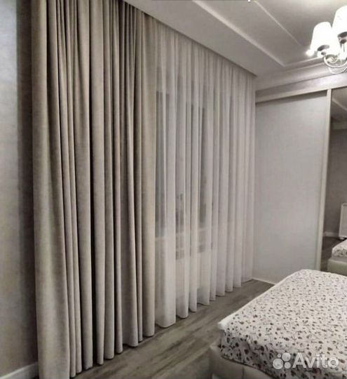 Шторы и тюль в ассортименте все цвета