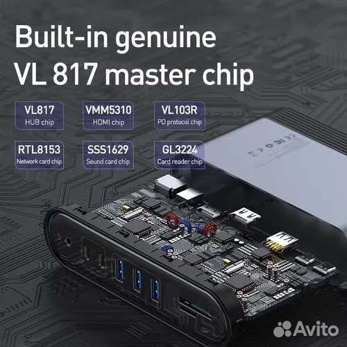 Многофункциональный хаб Baseus