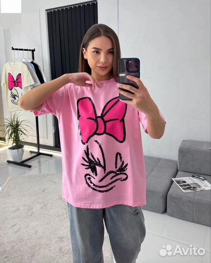 Стильная футболка с принтом