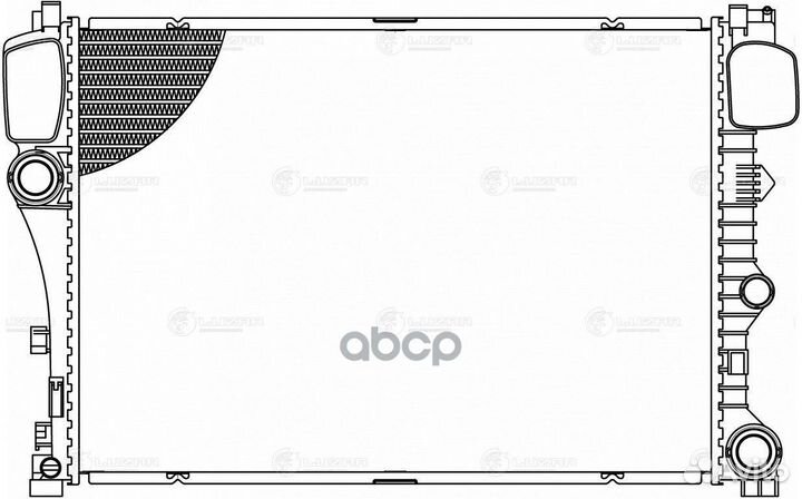 Радиатор охлаждения двигателя MB S(W221) LRC1505