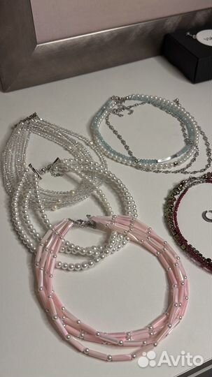 Чокер колье серьги