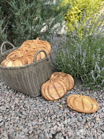 Доска разделочная тыква