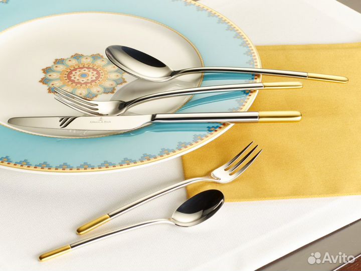 Villeroy & Boch столовые приборы Ella Gold: 30 пр