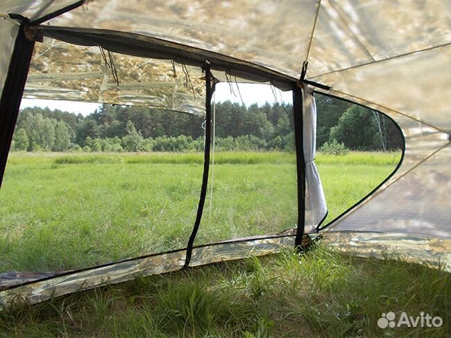 Палатка Куб 2,5 H1,9м трансформер 3-х сл Уралзонт