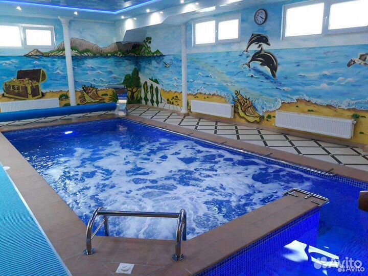Сауна с теплым бассейном