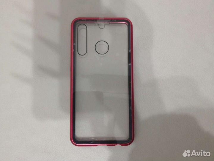 Чехол двухсторонний стеклянный на Honor 10i