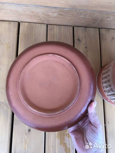 Керамический горшок для растений бу