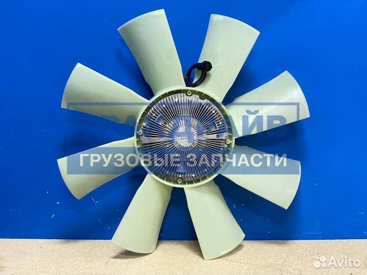Вискомуфта вентилятора Вольво FH440 480 520 в сборе с крыльчаткой с электронным управлением