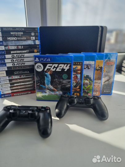 Sony playstation 4 PS4 slim 1tb+игры