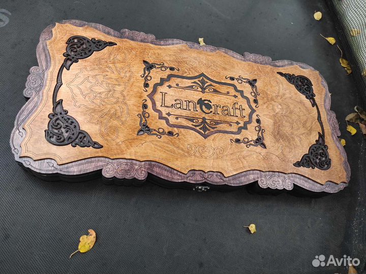 Нарды со стеклянным полем