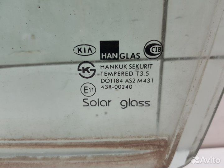 Стекло переднее левое Kia Sorento 1 D4CB 2002