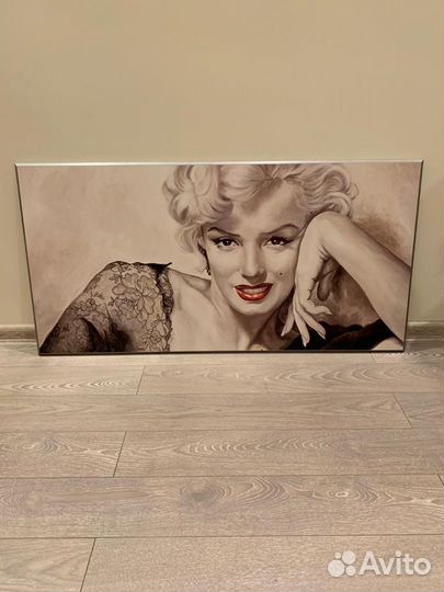 Постеры на дереве Мэрилин Монро 51х101 см
