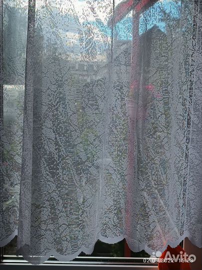 Тюль короткий