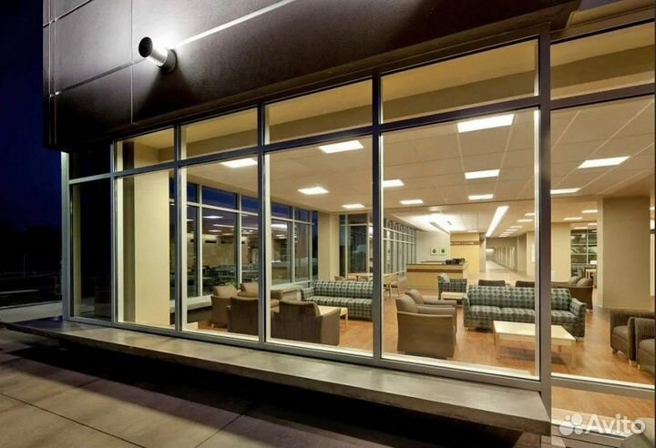 Алюминиевое остекление фасадов и зданий
