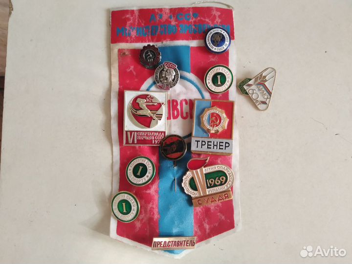 Значки судей, спорт