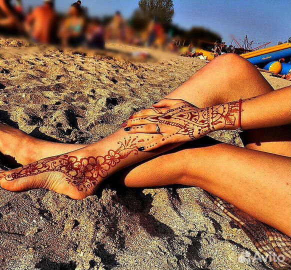Мехенди,рисунки хной,временные тату
