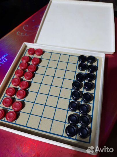 Магнитные турецкие шашки игрушки СССР головоломки