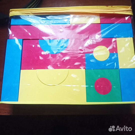 Ягкий детский конструктор,40 фигур эва