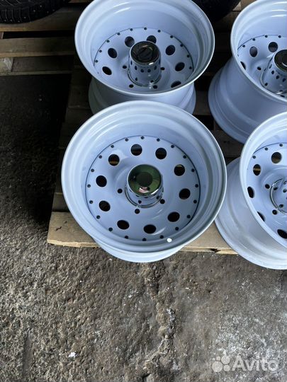 Усиленные диски R15X10J 5X139.7 Ikon SNC-029 W