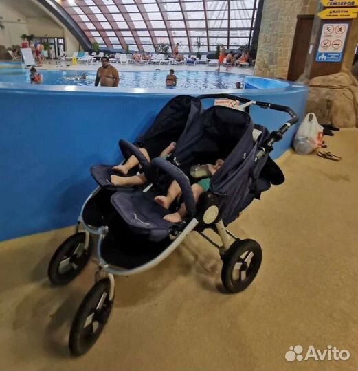 Коляска для двойни bumbleride indie twin 2в1