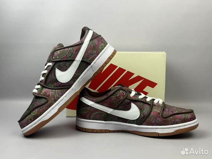 Кроссовки Nike SB Dunk Low Pro Paisley Brown