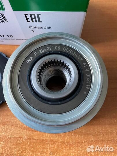 Обгонная муфта генератора 535018710 INA Kia