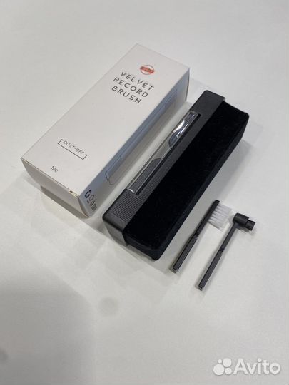 Щетка антистатическая карбон бархатная для винила