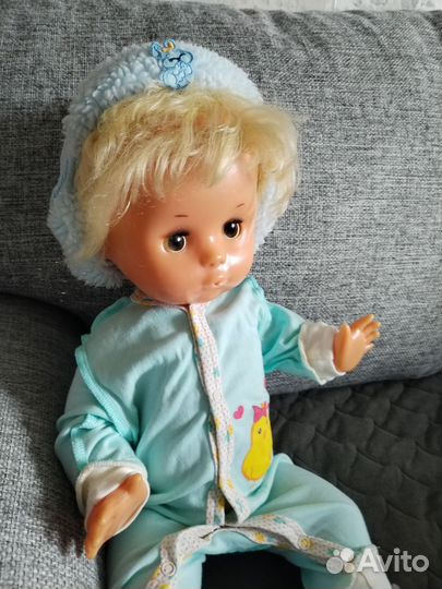 Пупс кукла СССР пластмассовая большая