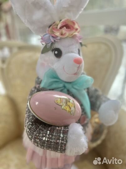 Кролик пасхальный заяц интерьерный