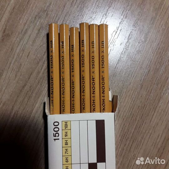Карандаши простые koh-i-noor кохинор HB 1500 новые