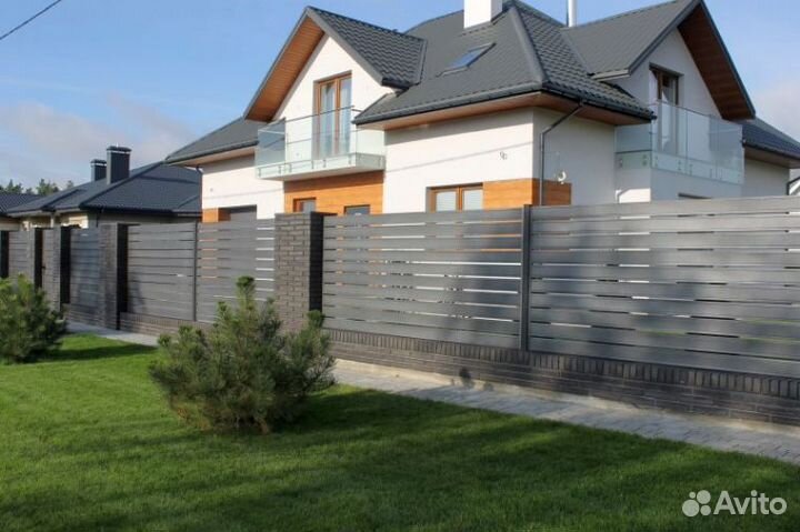 Забор Ранчо металлический