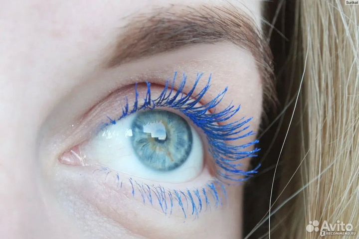 Тушь голубая обьемная