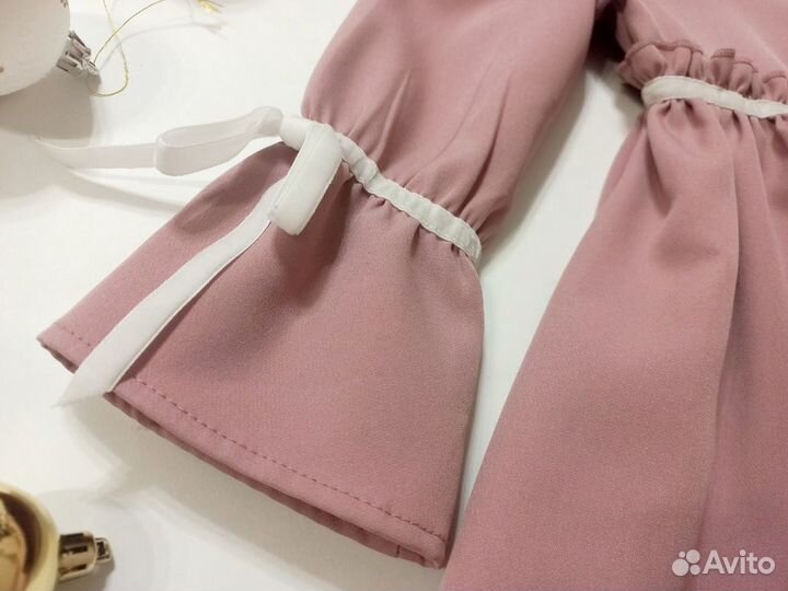 Платье для девочки длинный рукав 98