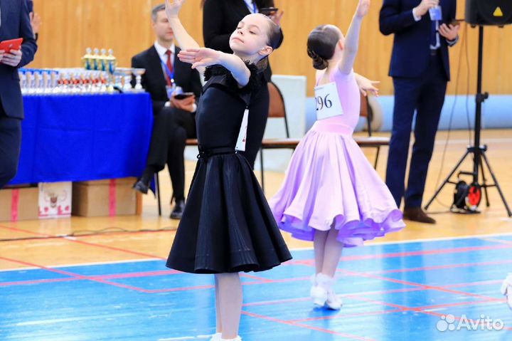 Платье для бальных танцев рейтинг 126-130см