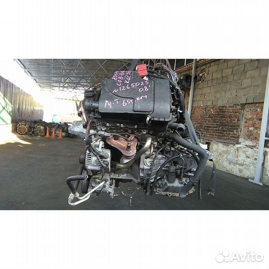 Двигатель двс с навесным toyota passo KGC30 1KR-FE