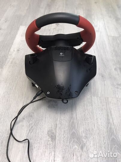 Logitech руль и педали