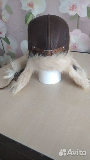 Шапка ушанка меховая